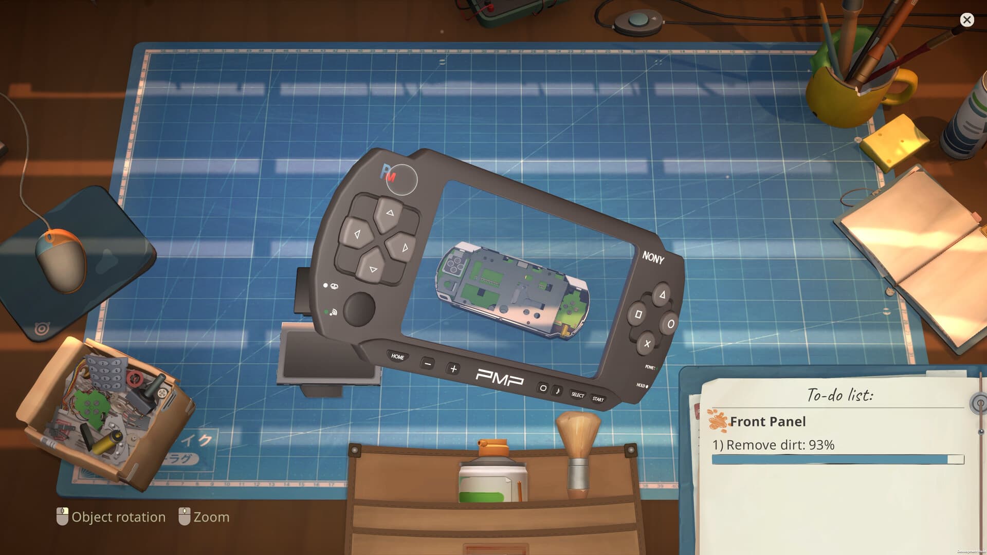 Clean and reassemble nostalgic handheld electronics